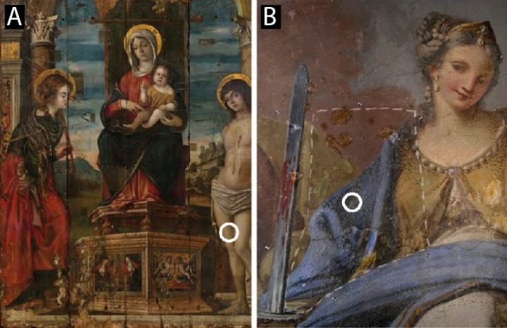 Two artworks that contain proteins.