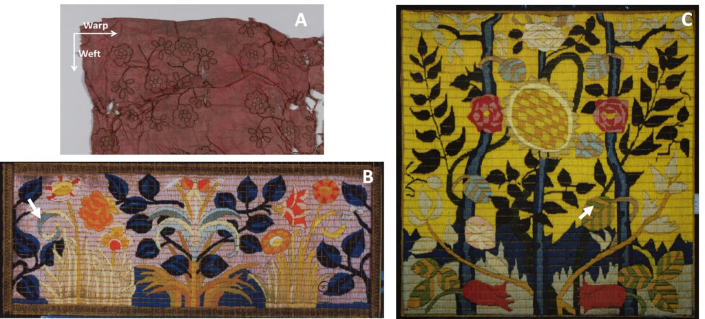 Figure 2. Photographs of sampled historical objects